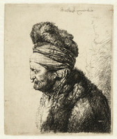 KG 03857
          <br/>
          Tweede oosterse kop ( B 287 )
          <br/>
          <em>Rembrandt (1606-1669)</em>